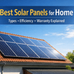 Best Solar Panels for Home Explained: Types, Efficiency & Warranty