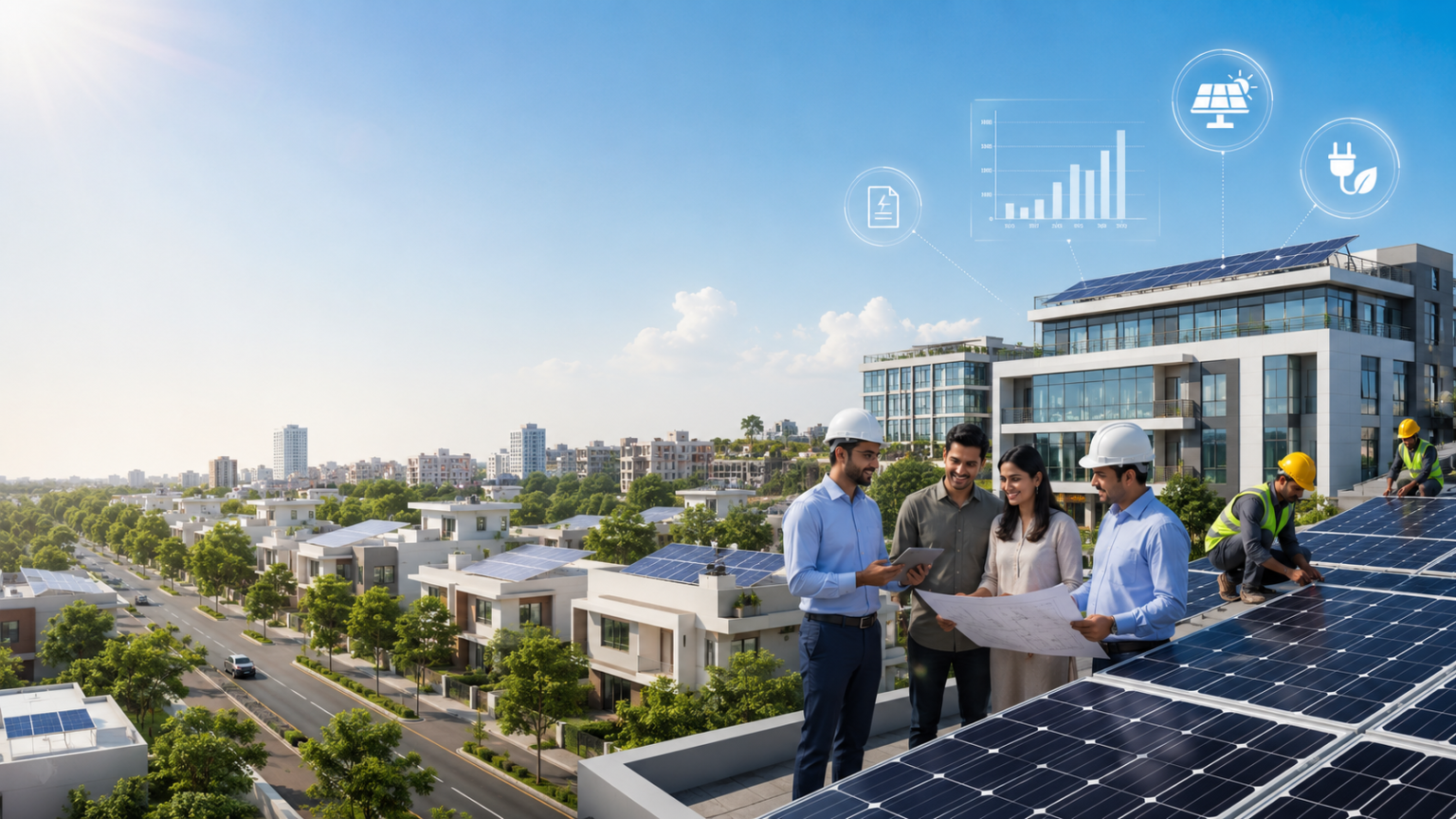 Best Rooftop Solar Company in Nagpur installing premium rooftop solar panels for residential and commercial properties