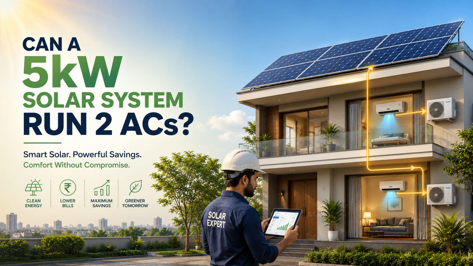 Can I Run 2 AC on a 5kW Solar System? Complete Guide for Homeowners
